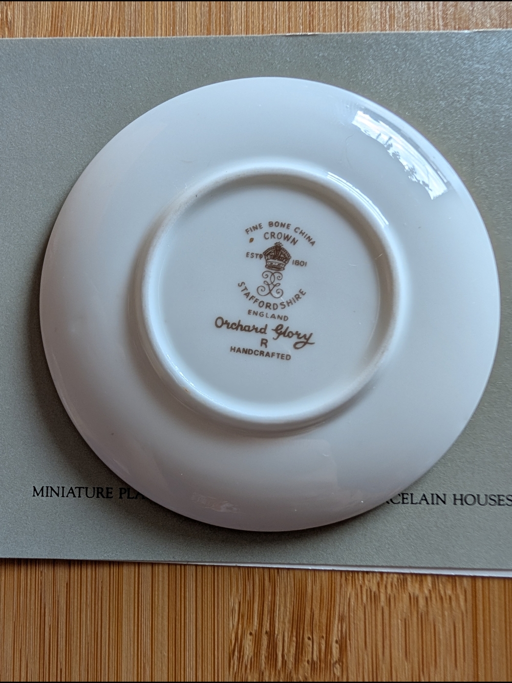 Vtg Mini Plate - Picture 6 of 7